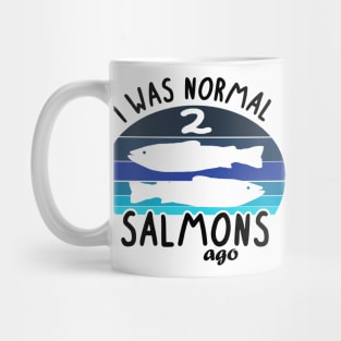 Normal 2 Salmon Ago Japan Sushi Salmon Seaweed Fishing Mug